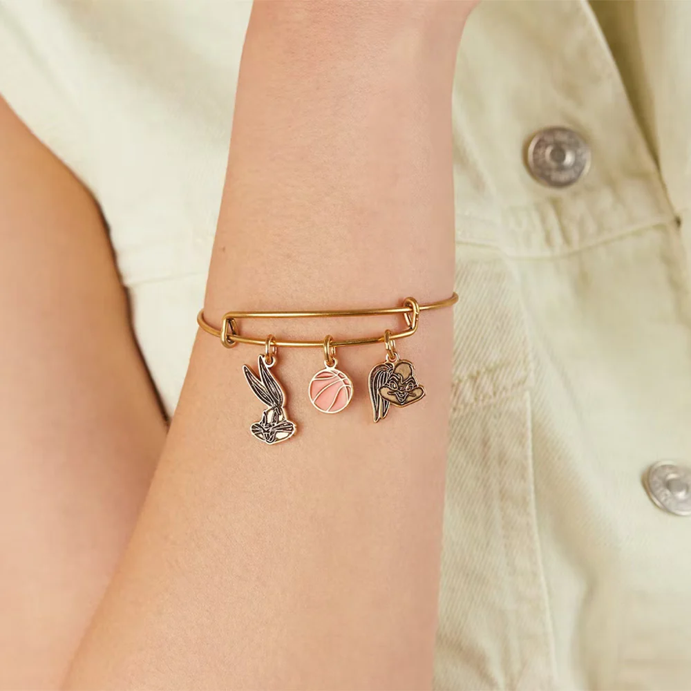 ALEX AND ANI Space Jam: A New Legacy Bugs + Lola Trio Charm Bangle - Image 2