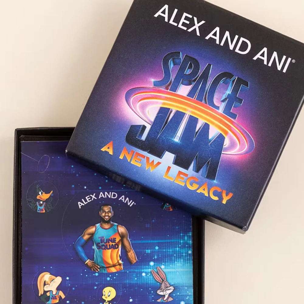ALEX AND ANI Space Jam: A New Legacy Bugs + Lola Trio Charm Bangle - Image 3