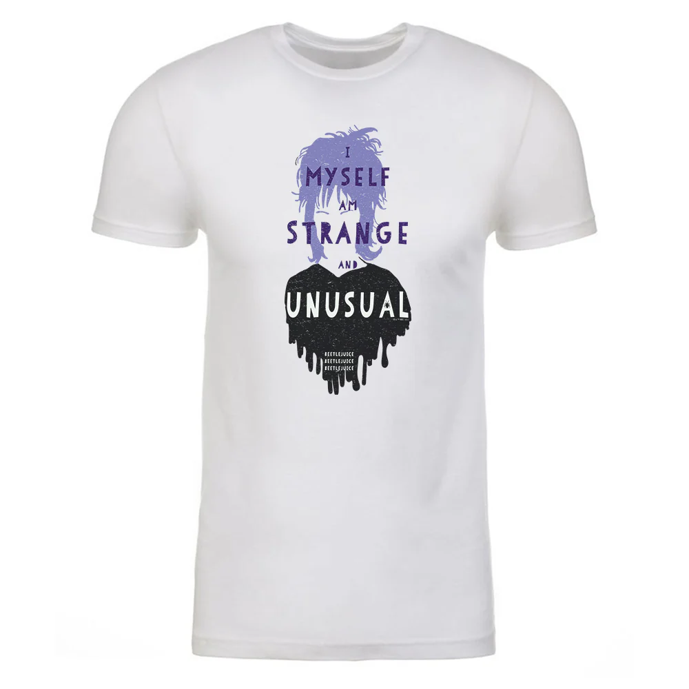 Beetlejuice Strange and Unusual Adult Short Sleeve T-Shirt - Image 3