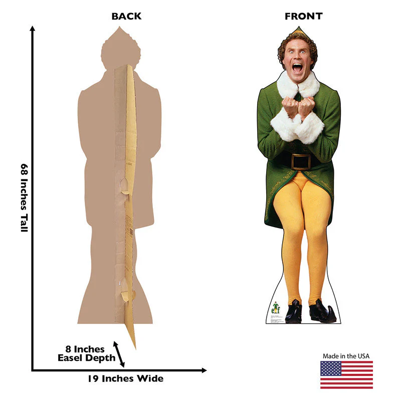 Buddy the Elf Cardboard Cutout Standee - Image 3