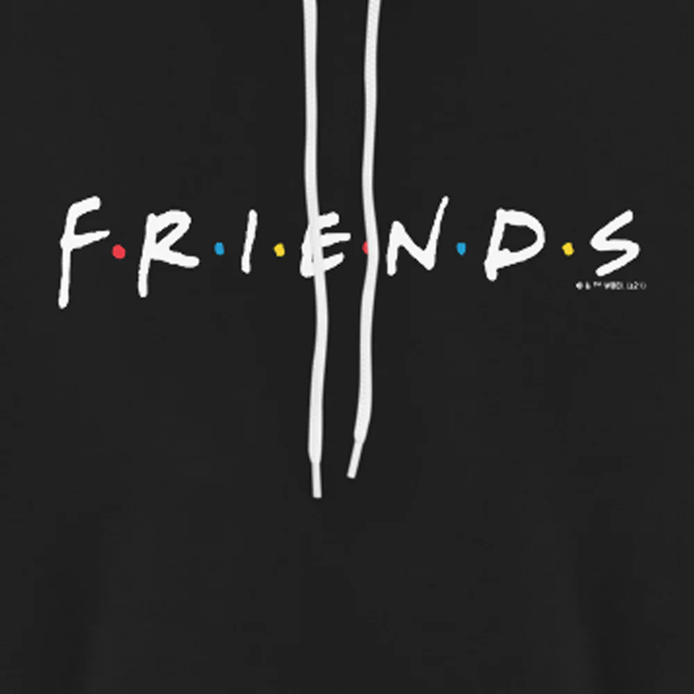 Friends Logo Adult Fleece Hooded Sweatshirt - Image 2