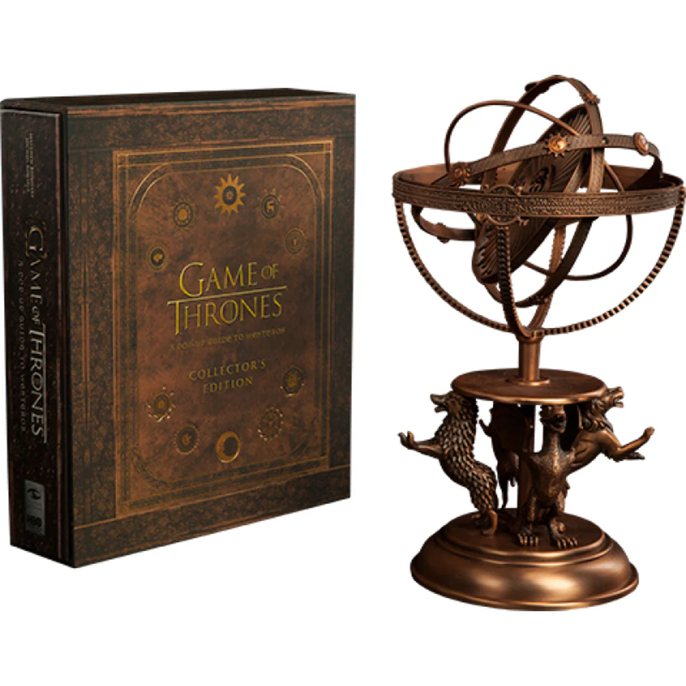 Game of Thrones Astrolabe and Pop-Up Guide to Westeros Collector's Edition