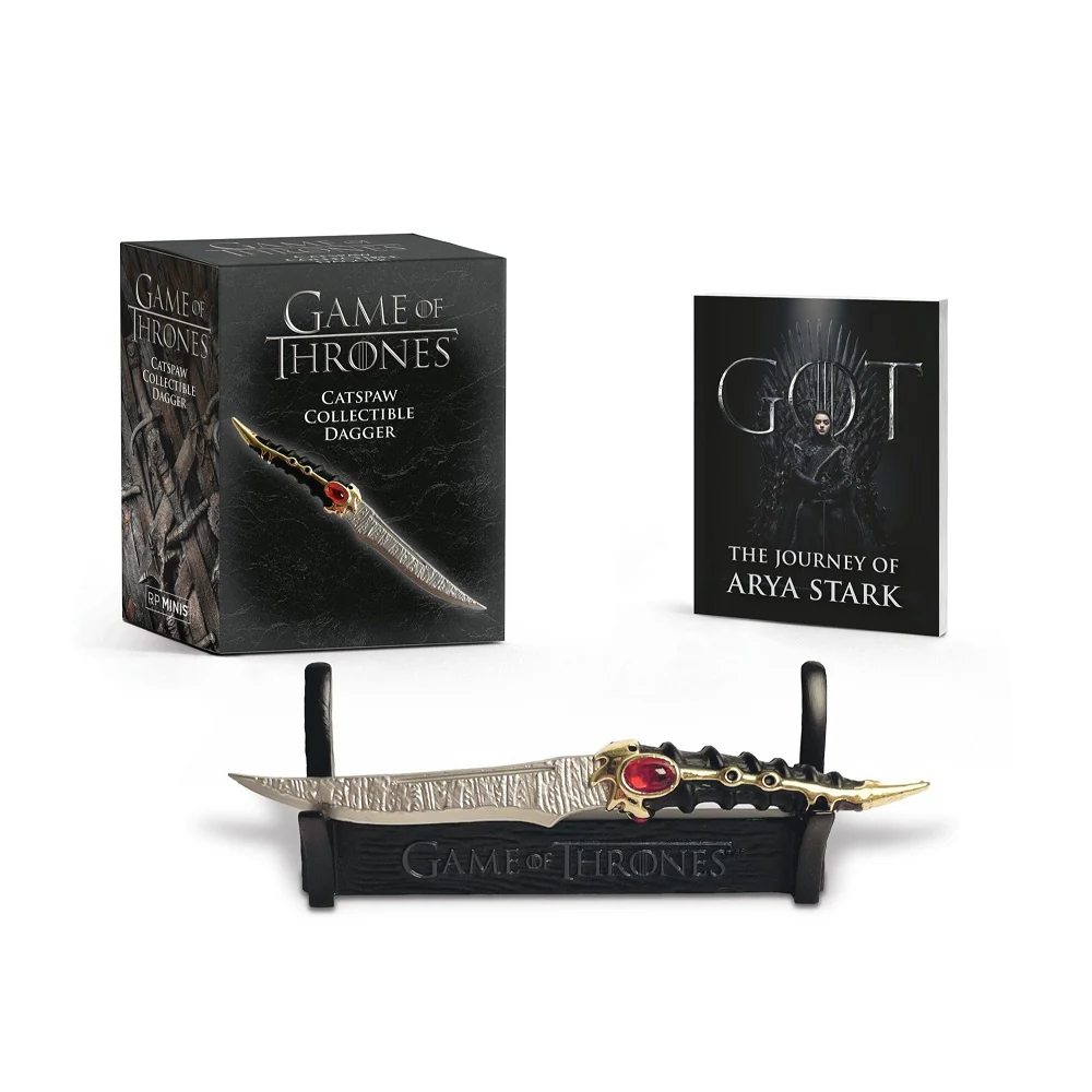 Game of Thrones Catspaw Collectible Dagger with Book