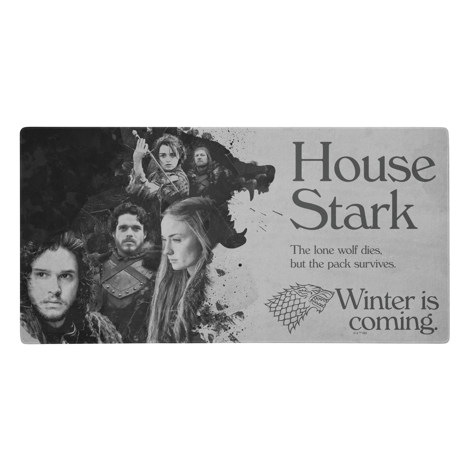 Game of Thrones House Stark Gaming Mouse Pad