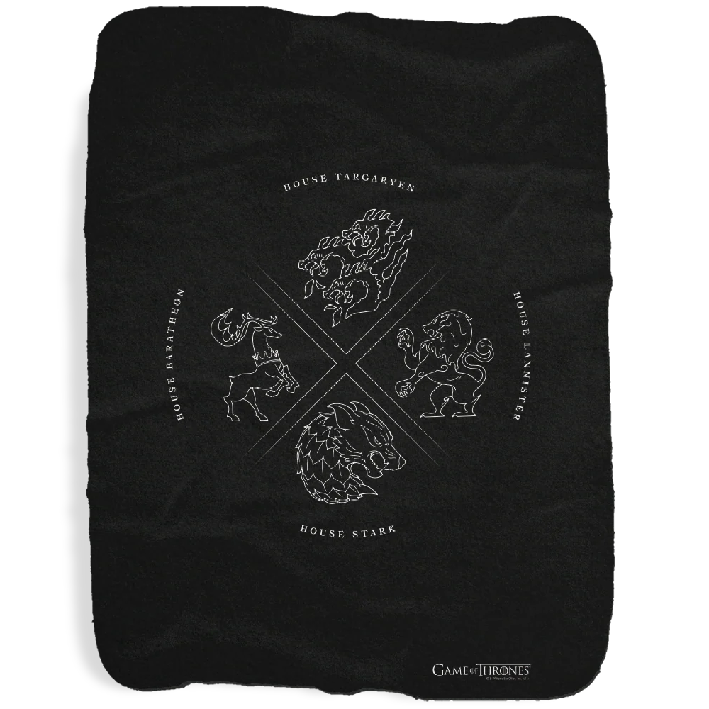 Game of Thrones House Symbol Sherpa Blanket - Image 3