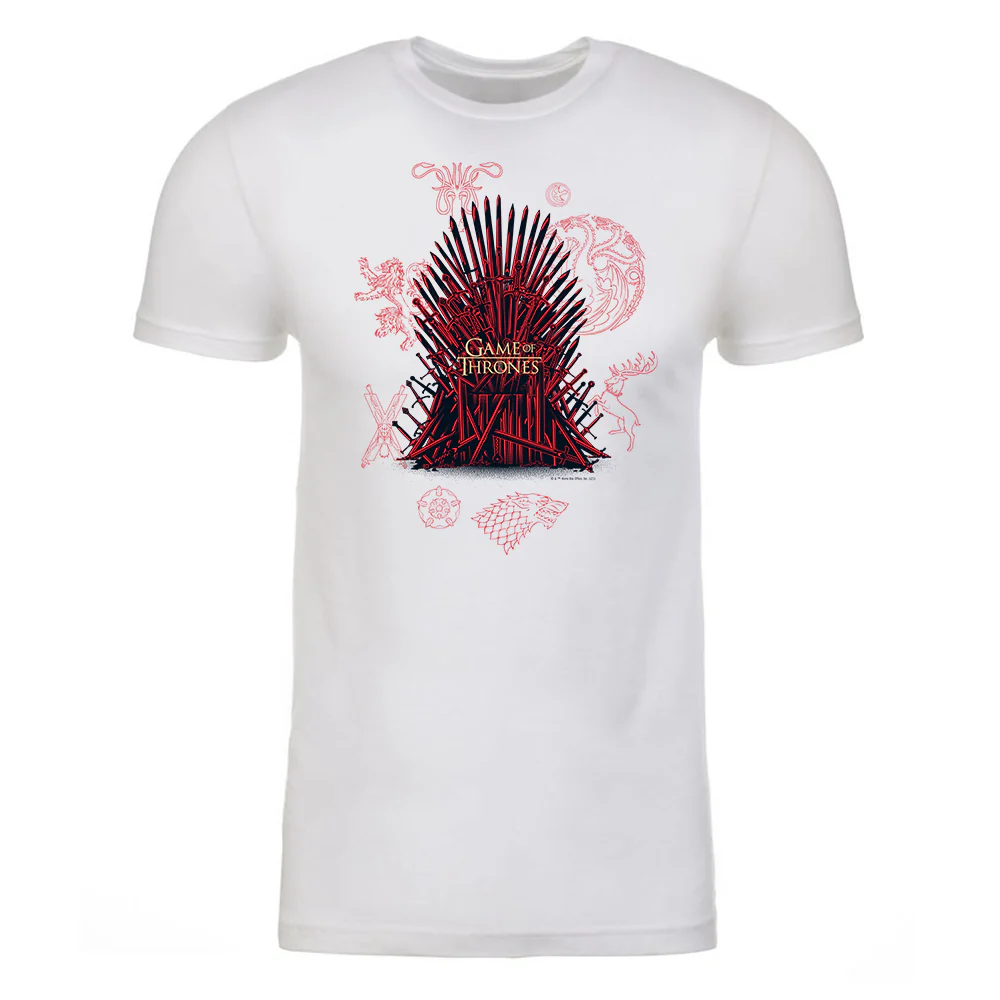 Game of Thrones Iron Throne Adult Short Sleeve T-Shirt - Image 3