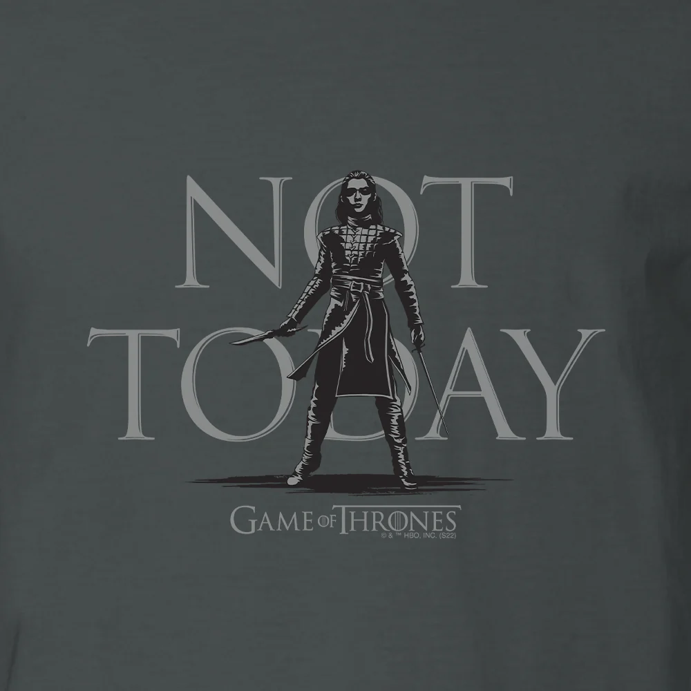 Exclusive Game of Thrones Not Today Adult Short Sleeve T-Shirt - Image 2