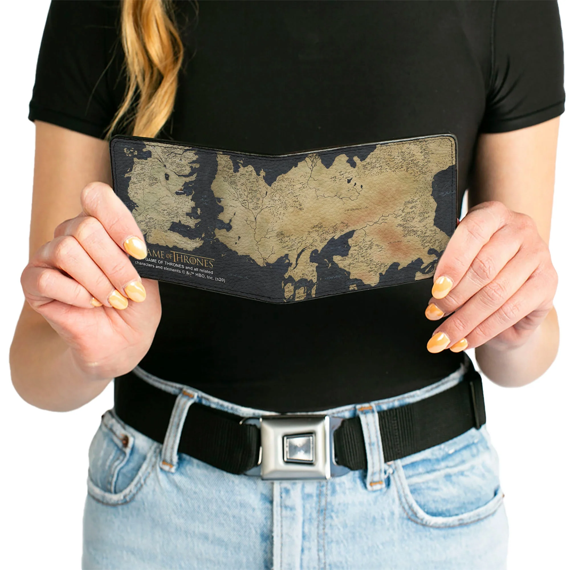 Game of Thrones Westeros and Essos Map Bi-Fold Wallet - Image 4