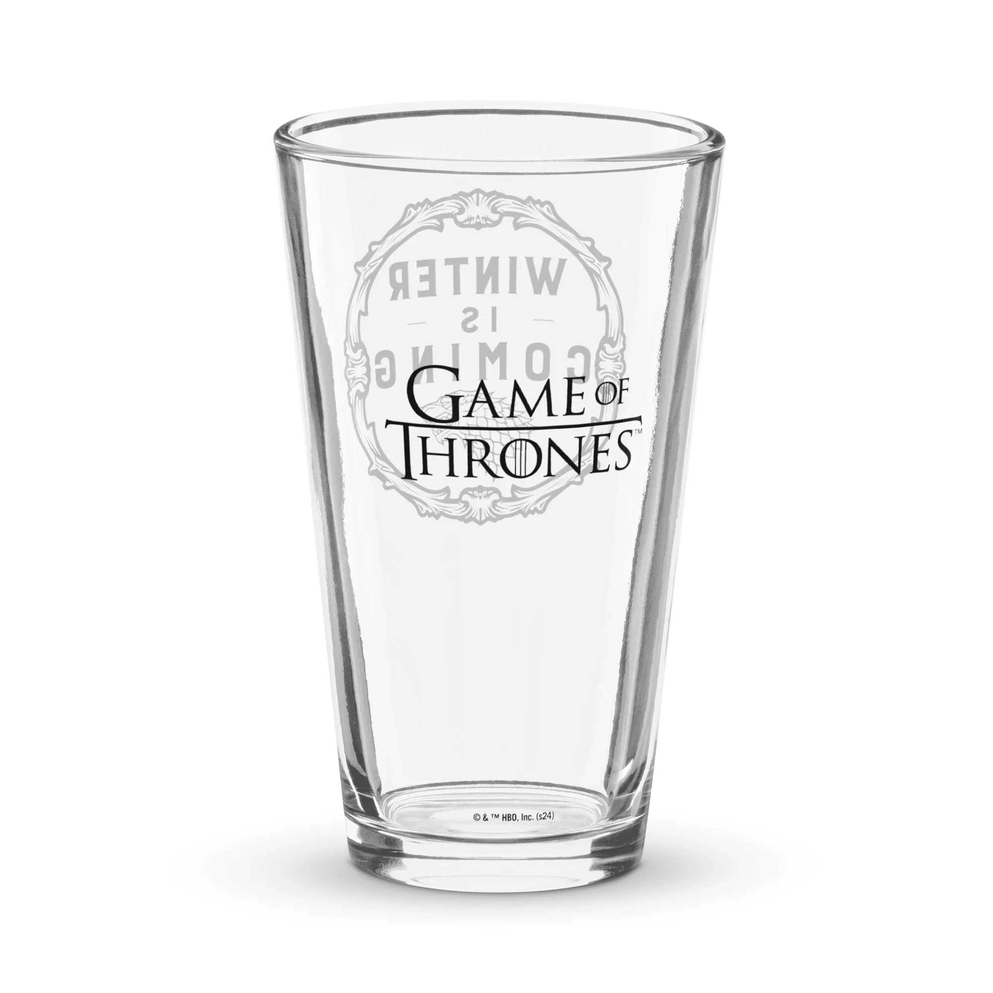 Game of Thrones Winter is Coming 16oz Pint Glass - Image 2