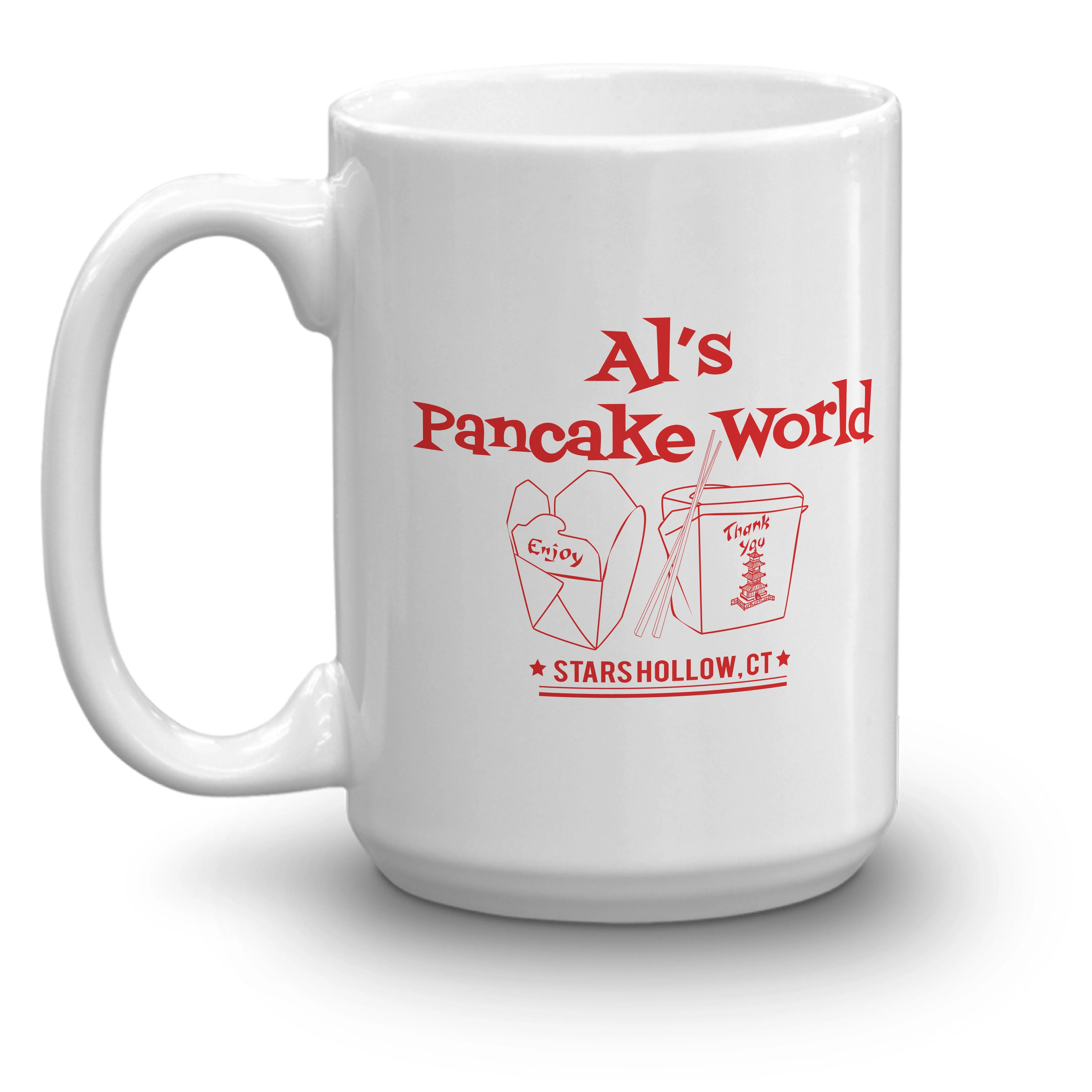 Gilmore Girls Al's Pancake World White Mug - Image 4