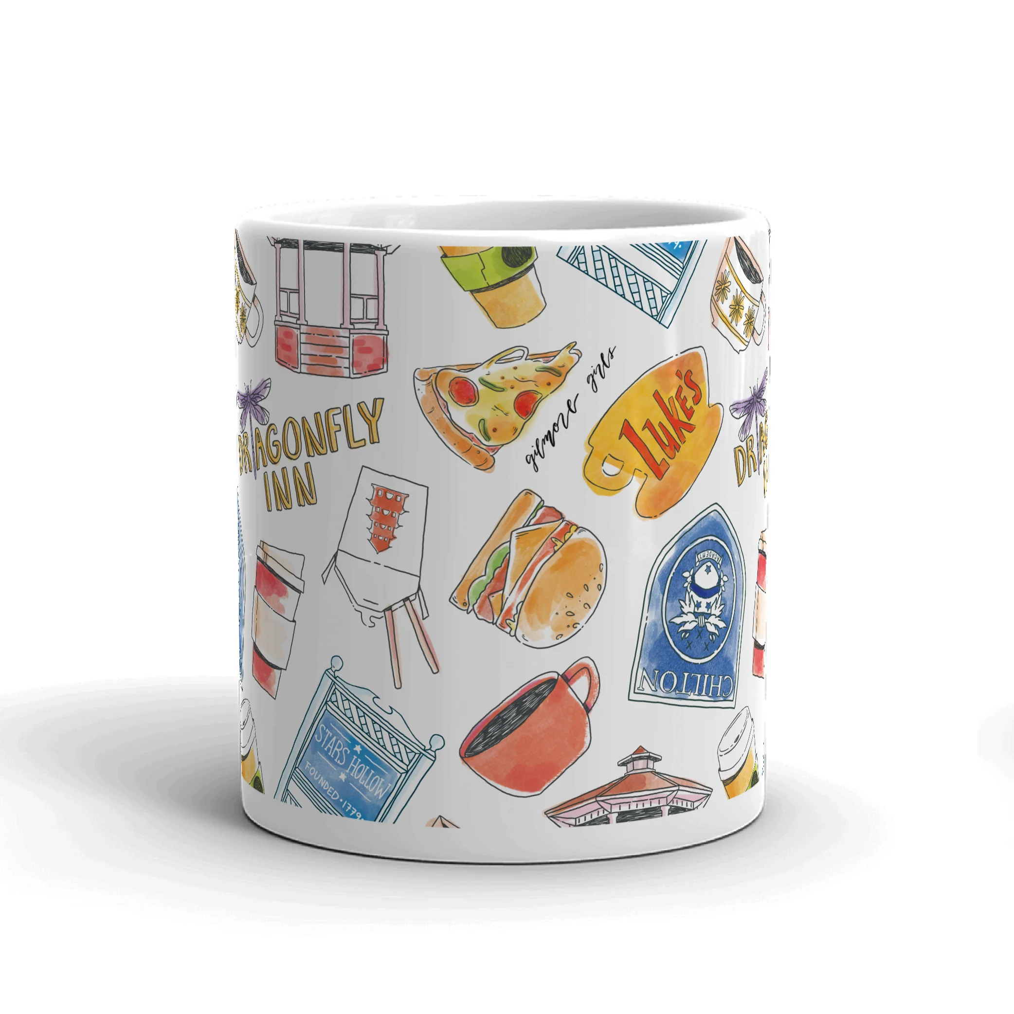 Gilmore Girls Stars Hollow Icons Mug - Image 3