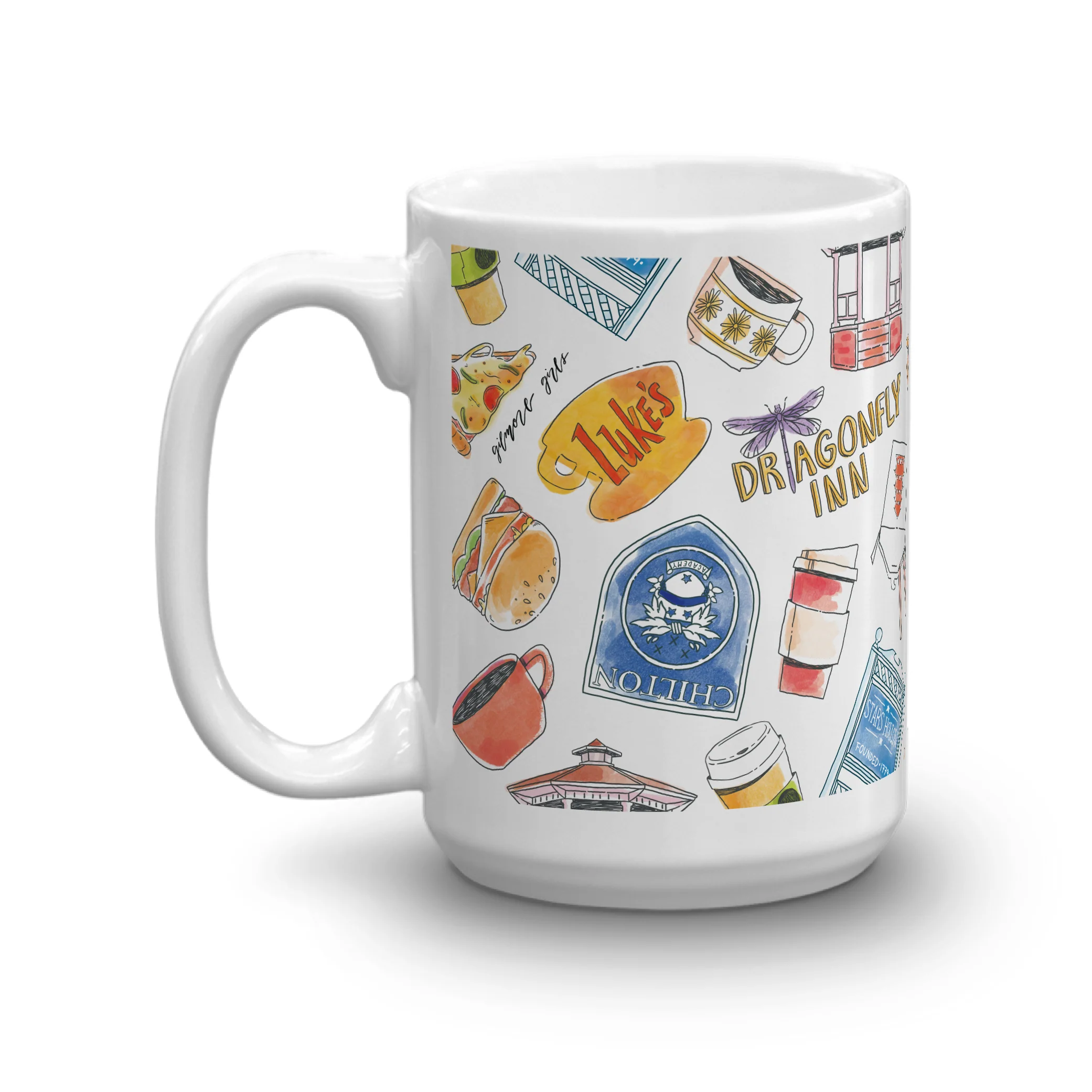 Gilmore Girls Stars Hollow Icons Mug - Image 4