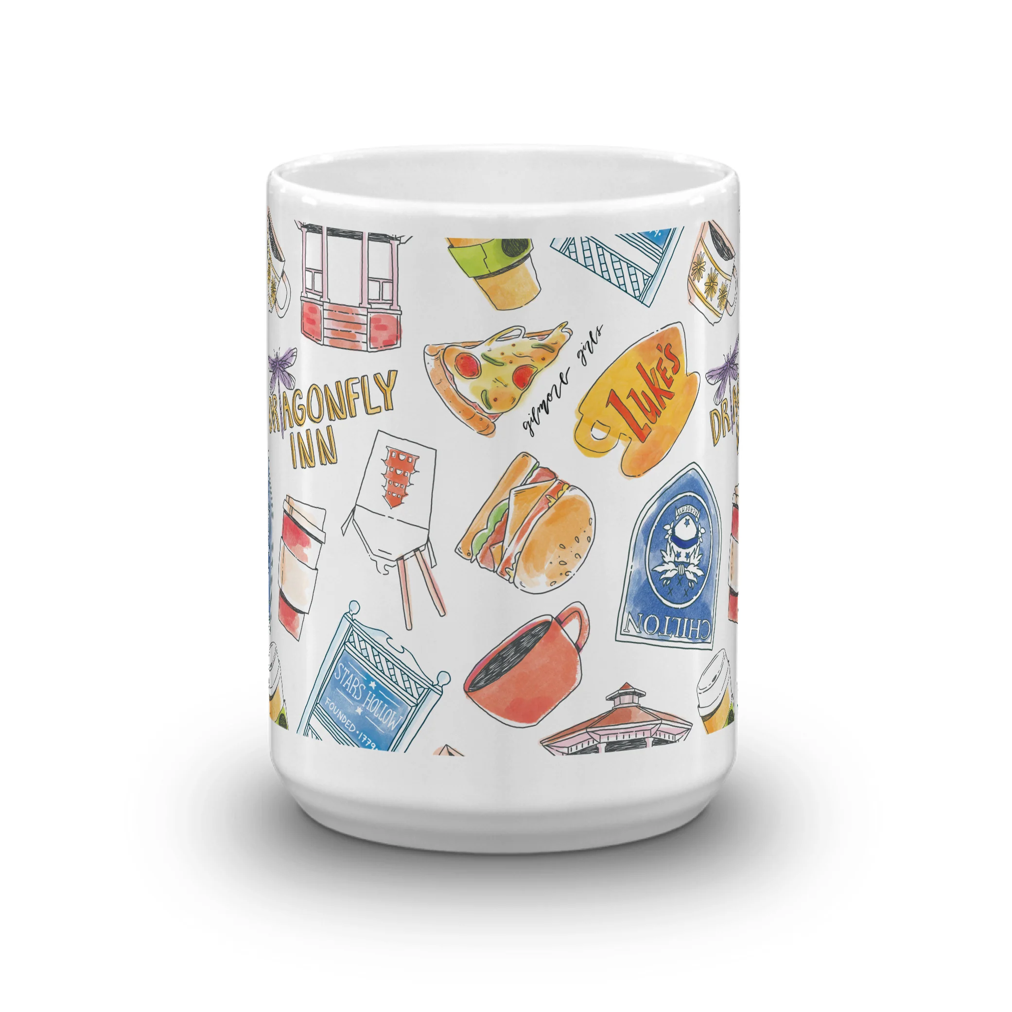 Gilmore Girls Stars Hollow Icons Mug - Image 5