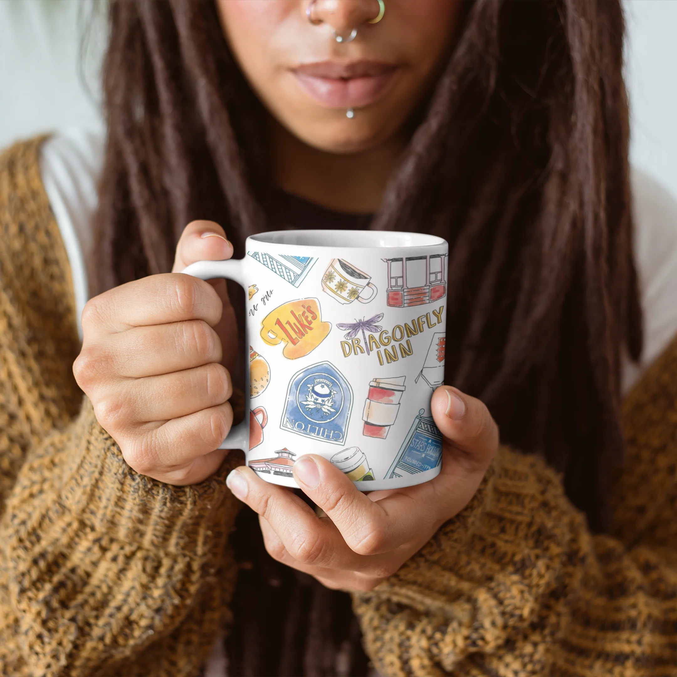 Gilmore Girls Stars Hollow Icons Mug - Image 7