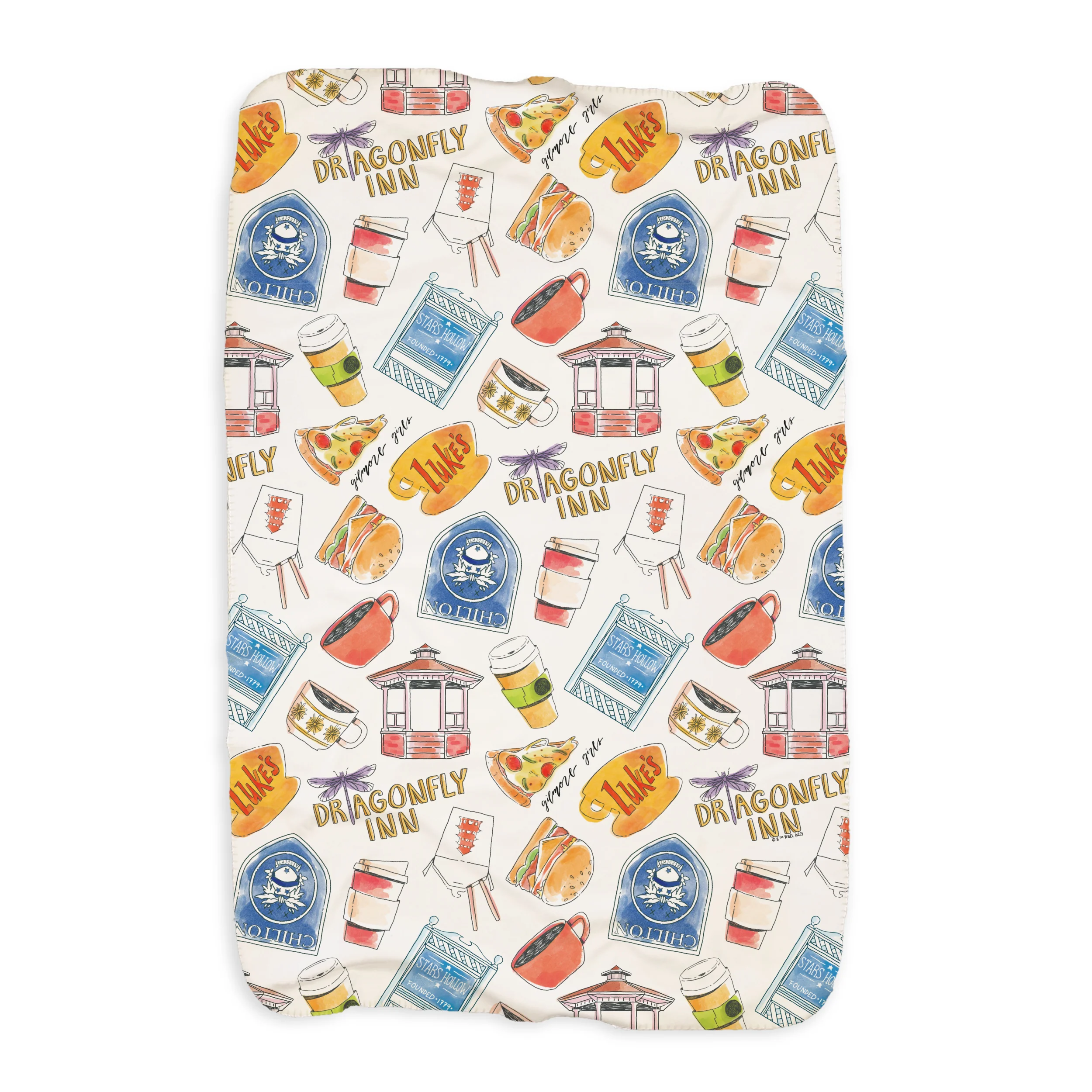 Gilmore Girls Stars Hollow Icons Sherpa Blanket - Image 6