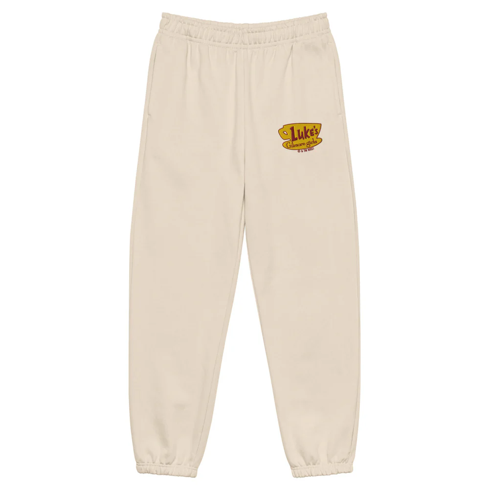 Gilmore Girls Luke’s Diner Embroidered Sweatpants