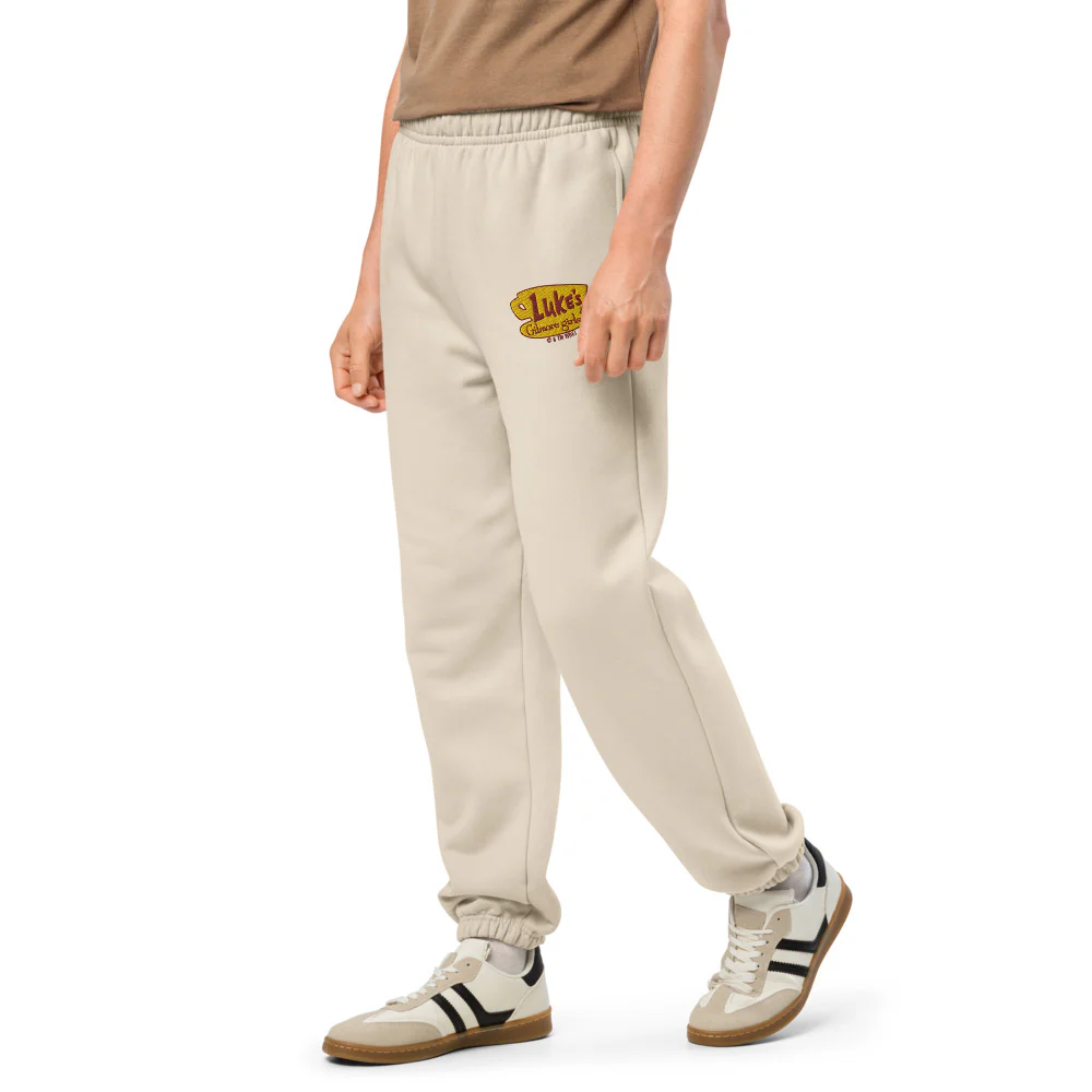 Gilmore Girls Luke’s Diner Embroidered Sweatpants - Image 3