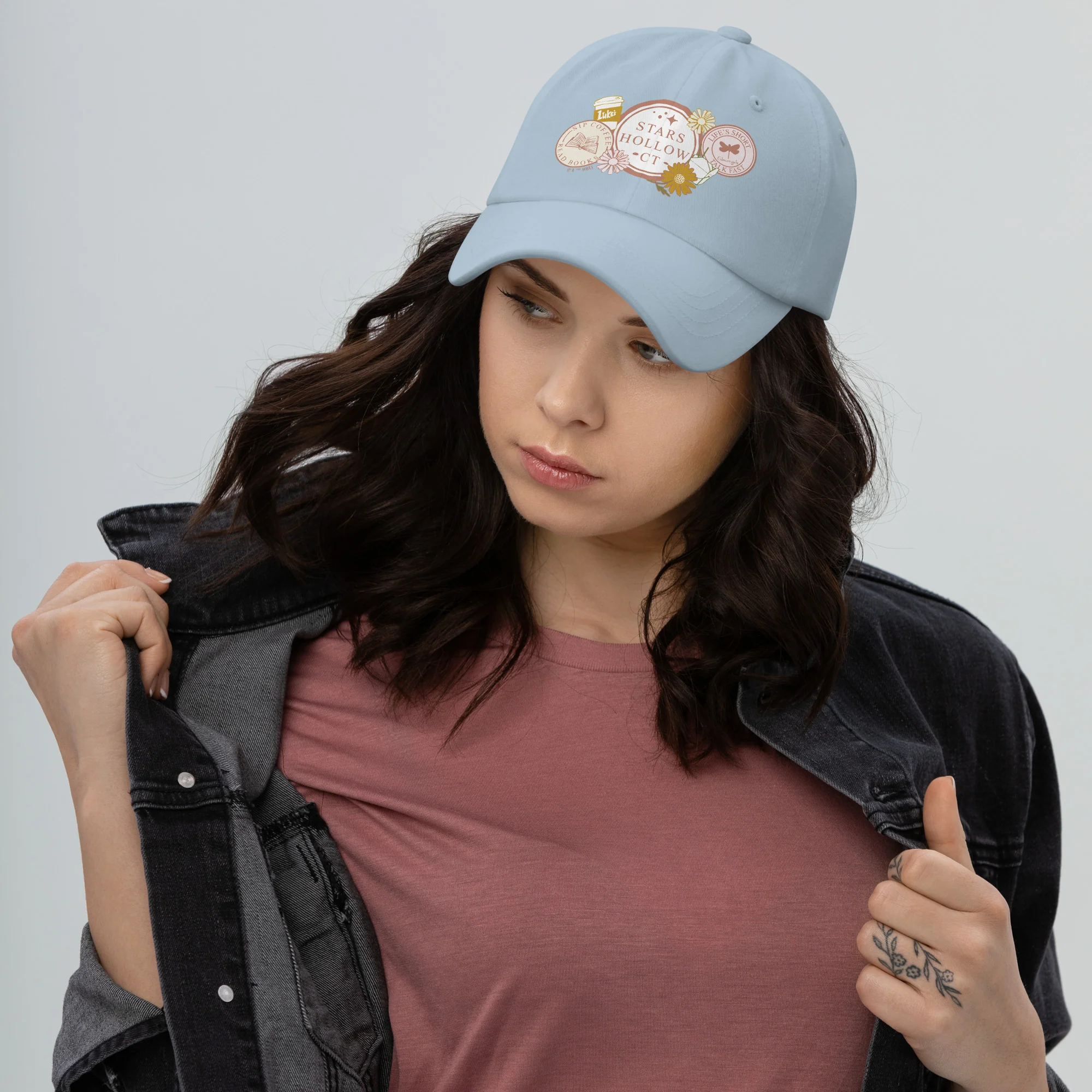 Gilmore Girls Dad Hat Stars Hollow CT - Image 4