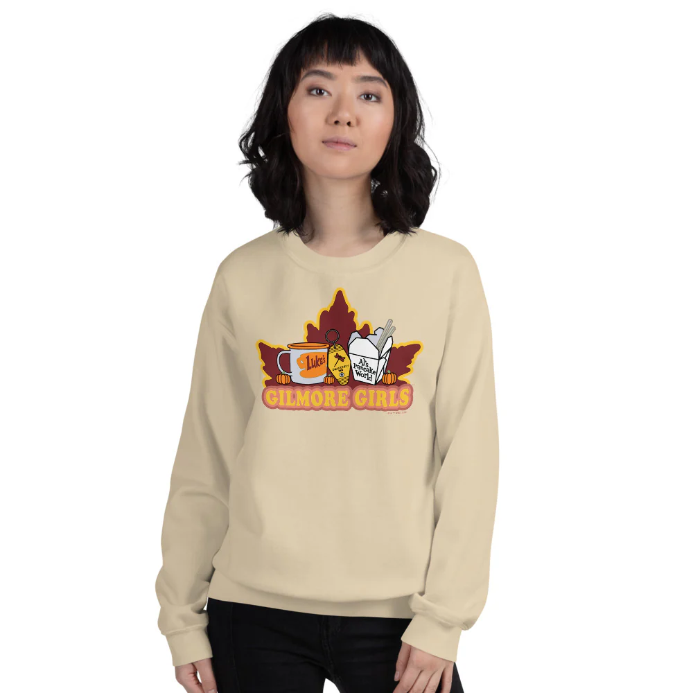 Gilmore Girls Fall Leaf Crewneck Sweatshirt - Image 3