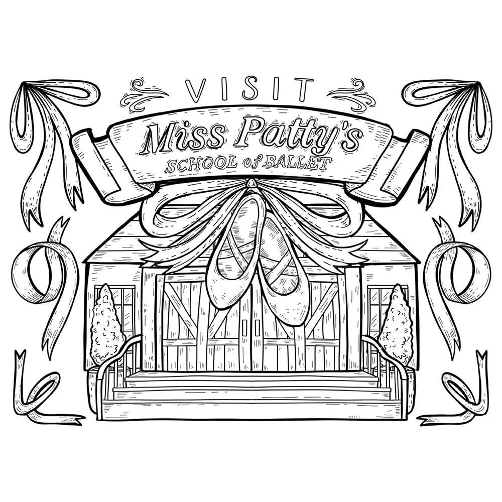 Gilmore Girls: Greetings from Stars Hollow : An Official Postcard Coloring Book - Image 6