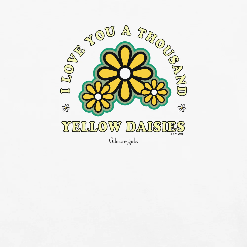 Gilmore Girls I Love You a Thousand Yellow Daisies Comfort Colors T-Shirt - Image 5