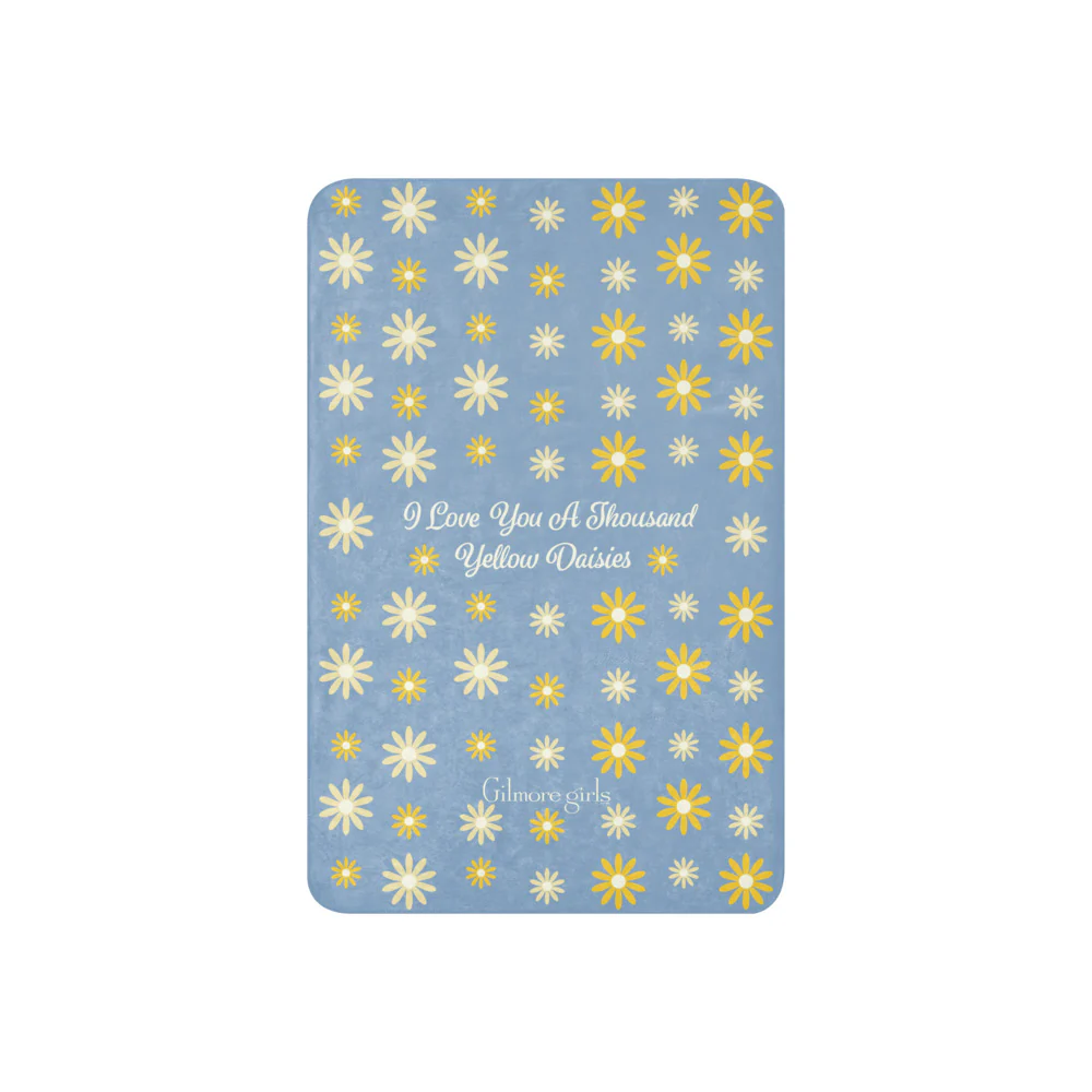 Gilmore Girls I Love You A Thousand Yellow Daisies Premium Sherpa Blanket