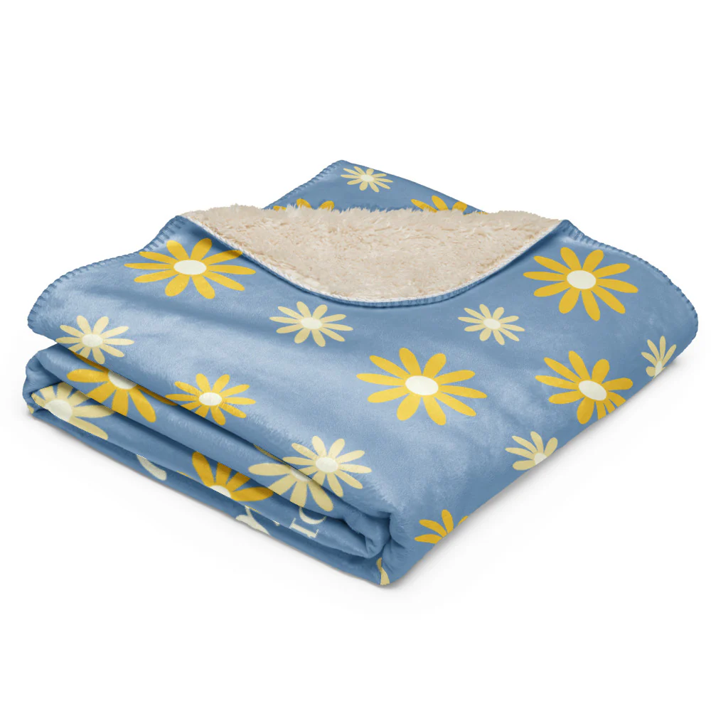 Gilmore Girls I Love You A Thousand Yellow Daisies Premium Sherpa Blanket - Image 3