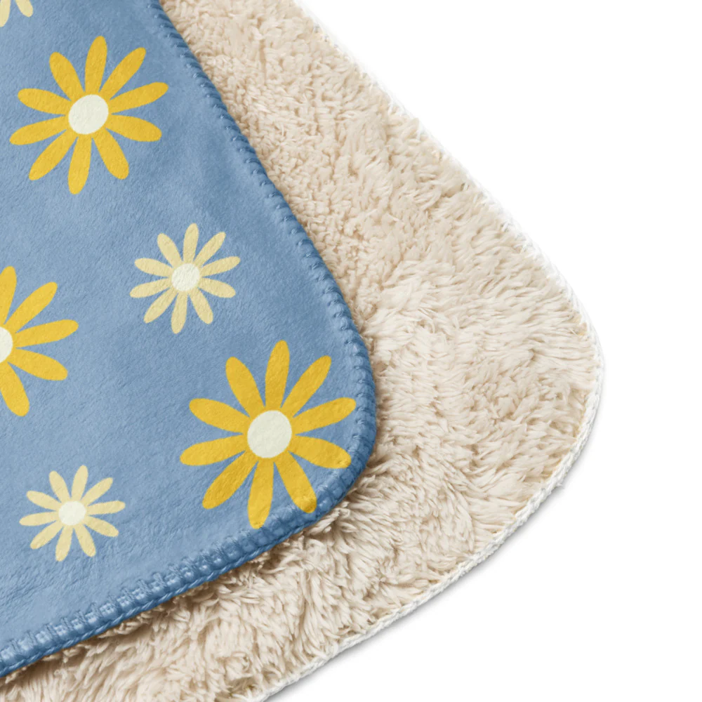 Gilmore Girls I Love You A Thousand Yellow Daisies Premium Sherpa Blanket - Image 4