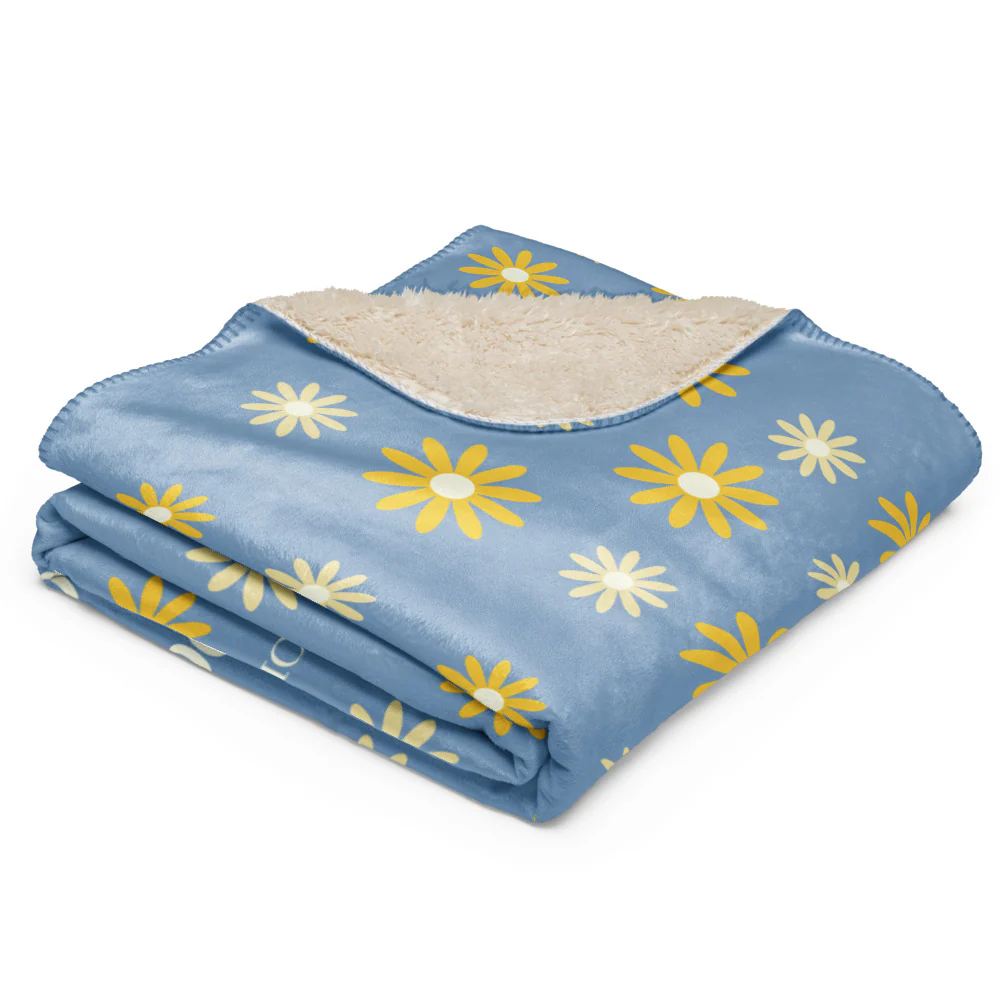 Gilmore Girls I Love You A Thousand Yellow Daisies Premium Sherpa Blanket - Image 7