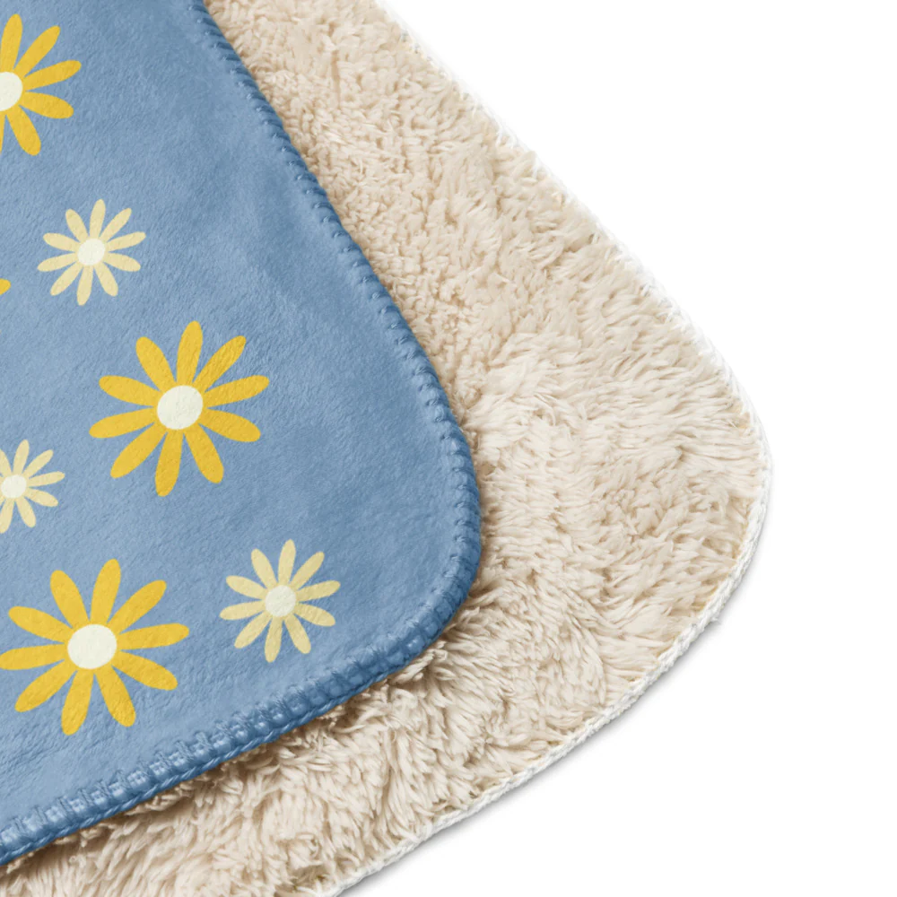 Gilmore Girls I Love You A Thousand Yellow Daisies Premium Sherpa Blanket - Image 8