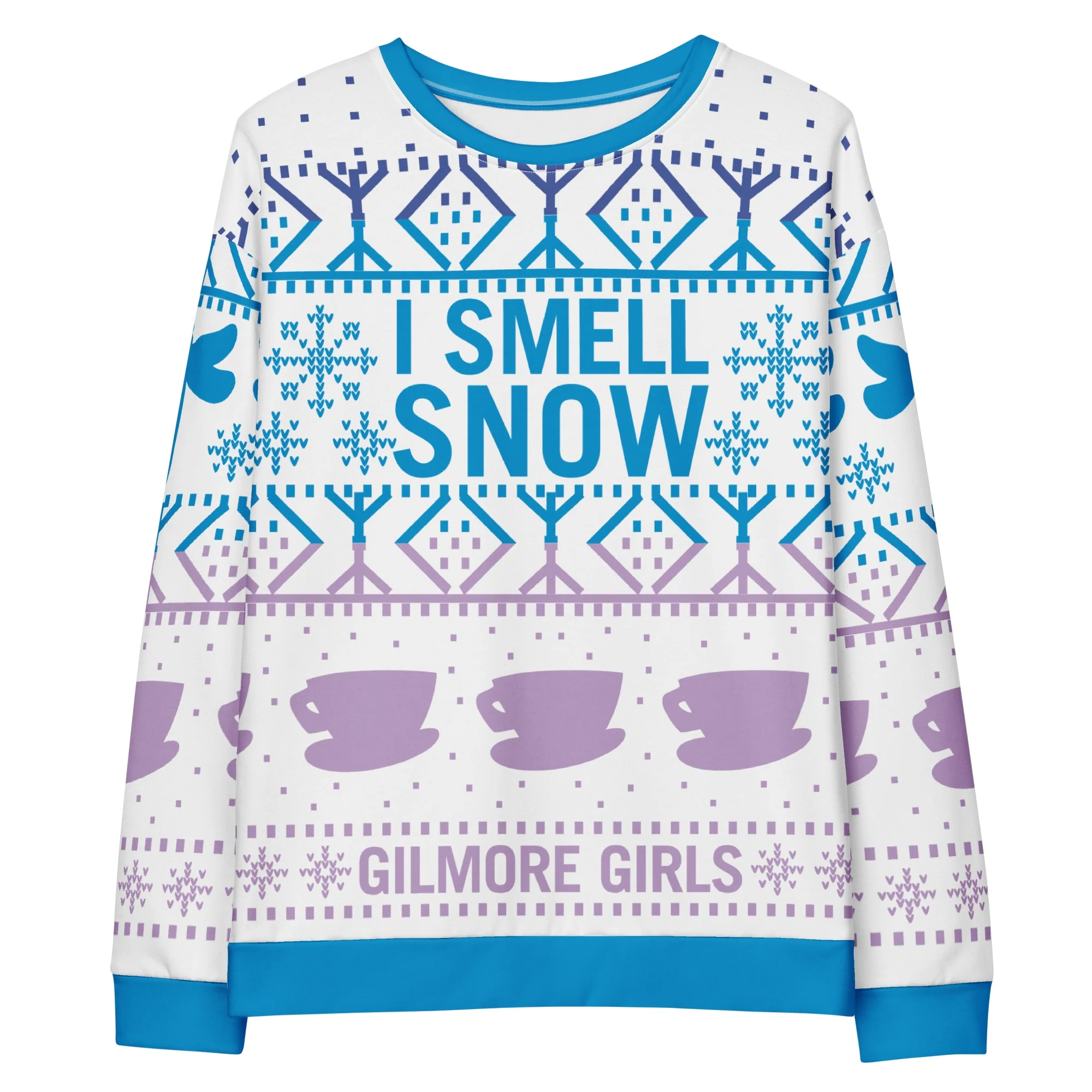 Gilmore Girls I Smell Snow Holiday Crewneck Sweatshirt