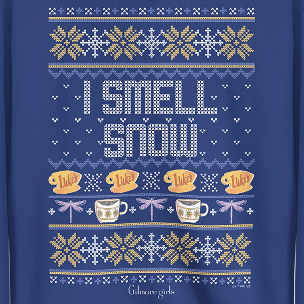 Gilmore Girls I Smell Snow Crewneck Sweatshirt - Image 2