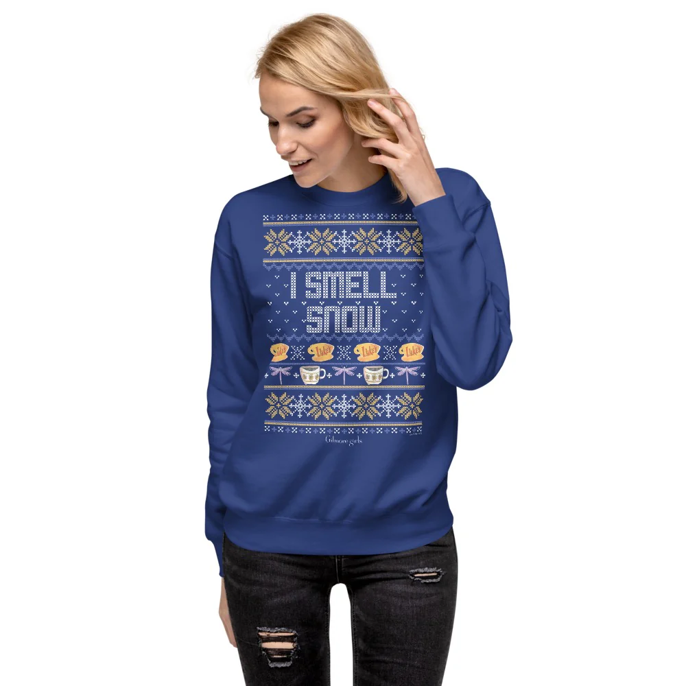 Gilmore Girls I Smell Snow Crewneck Sweatshirt - Image 3