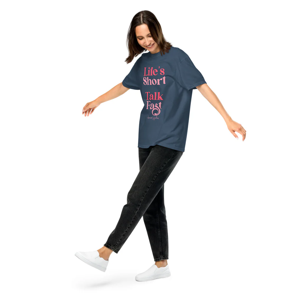 Gilmore Girls Life's Short Talk Fast Comfort Colors T-Shirt - Image 5