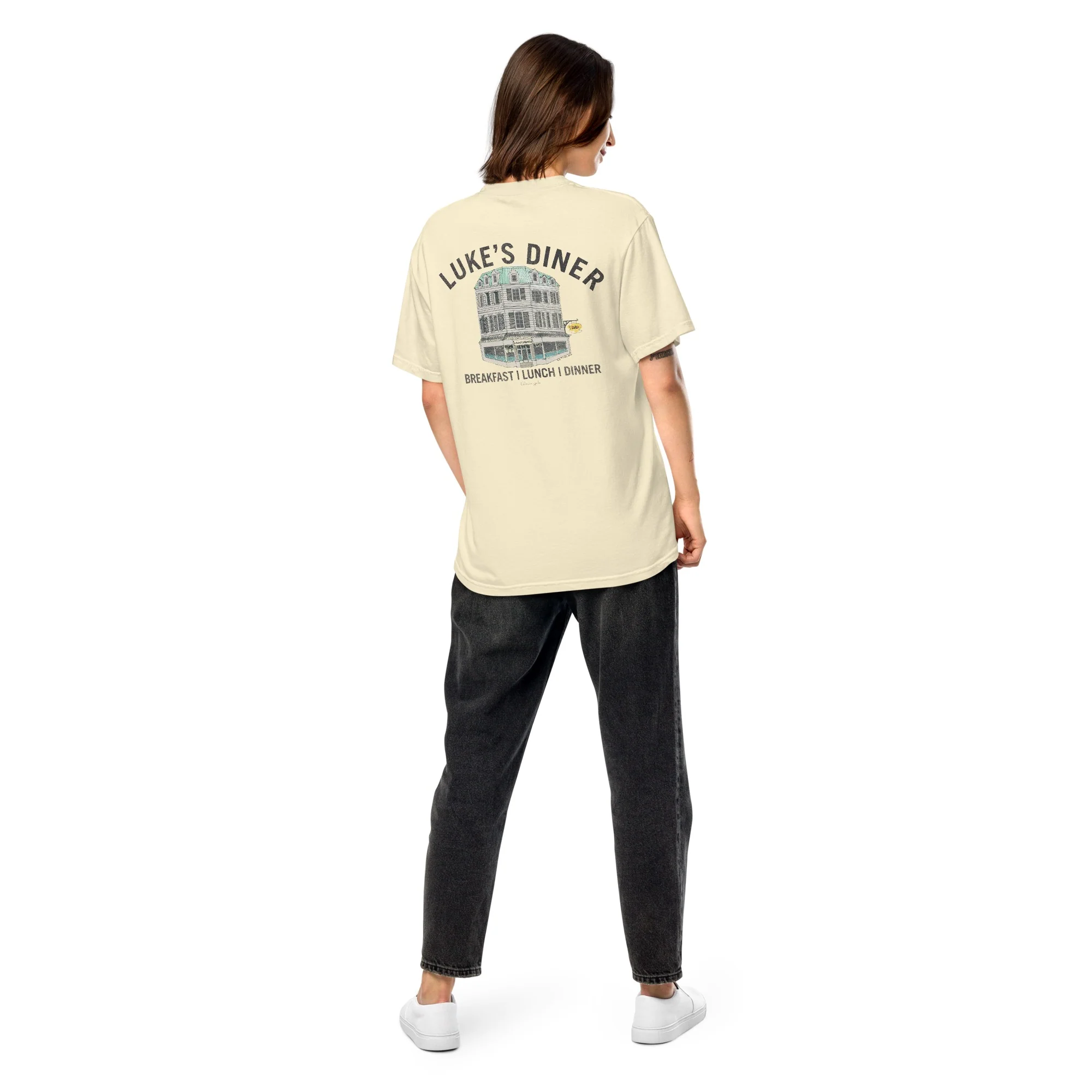 Gilmore Girls Luke's Diner Comfort Colors T-shirt - Image 5