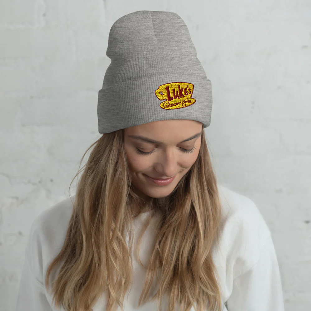 Gilmore Girls Luke's Diner Embroidered Beanie - Image 3