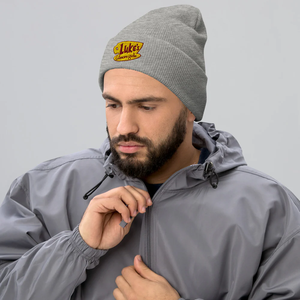 Gilmore Girls Luke's Diner Embroidered Beanie - Image 4