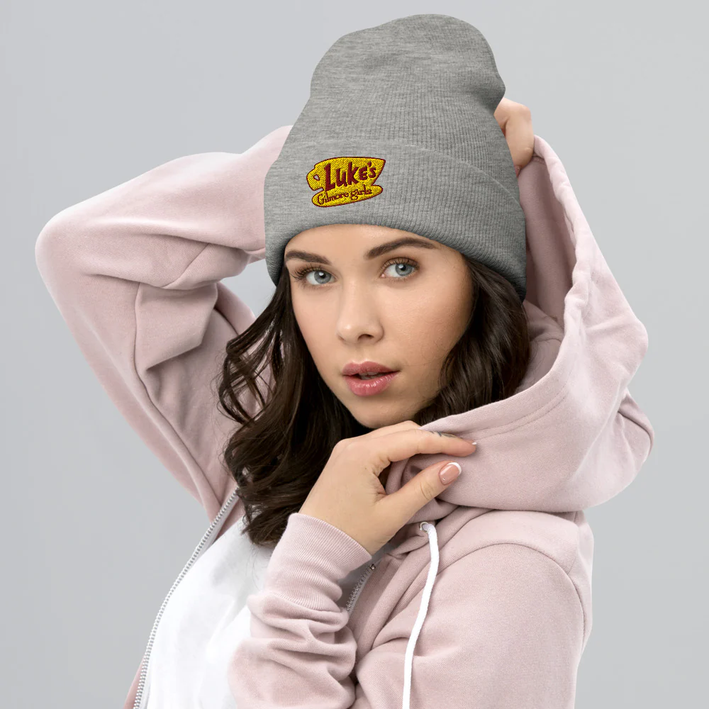 Gilmore Girls Luke's Diner Embroidered Beanie - Image 5