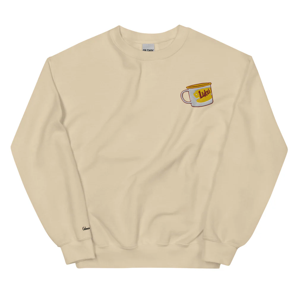 Gilmore Girls Luke's Diner Embroidered Crewneck Sweatshirt