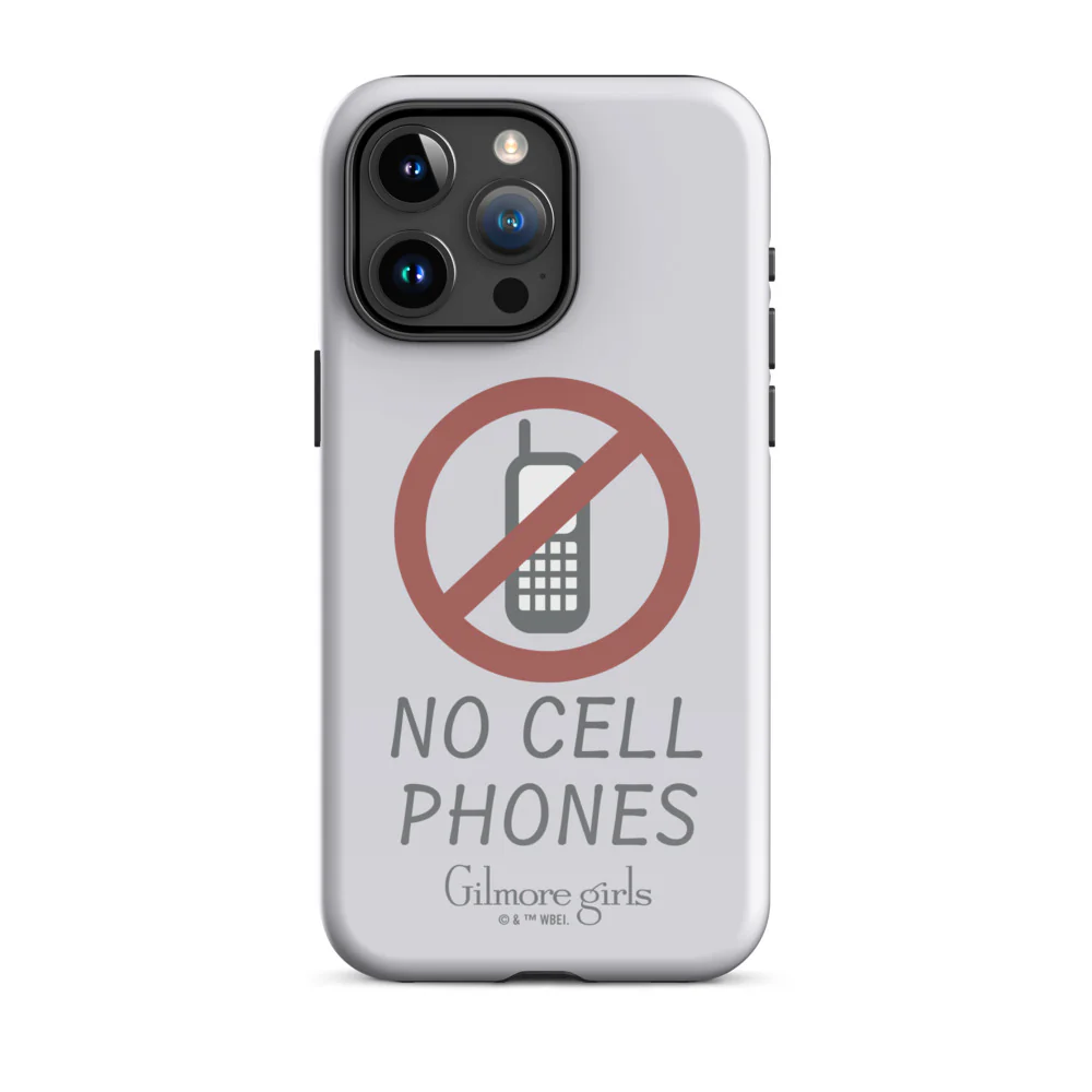 Gilmore Girls No Cell Phones iPhone Case - Image 13