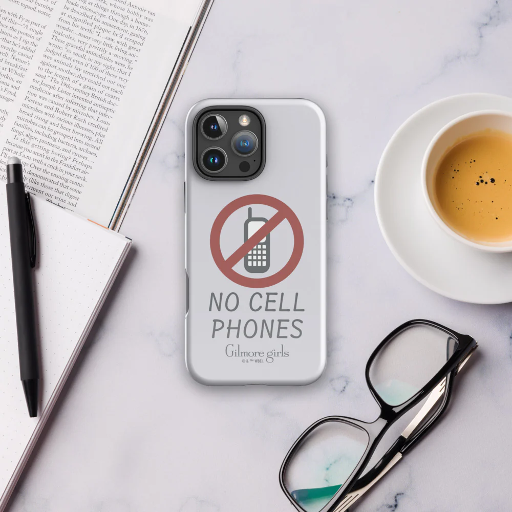 Gilmore Girls No Cell Phones iPhone Case - Image 3