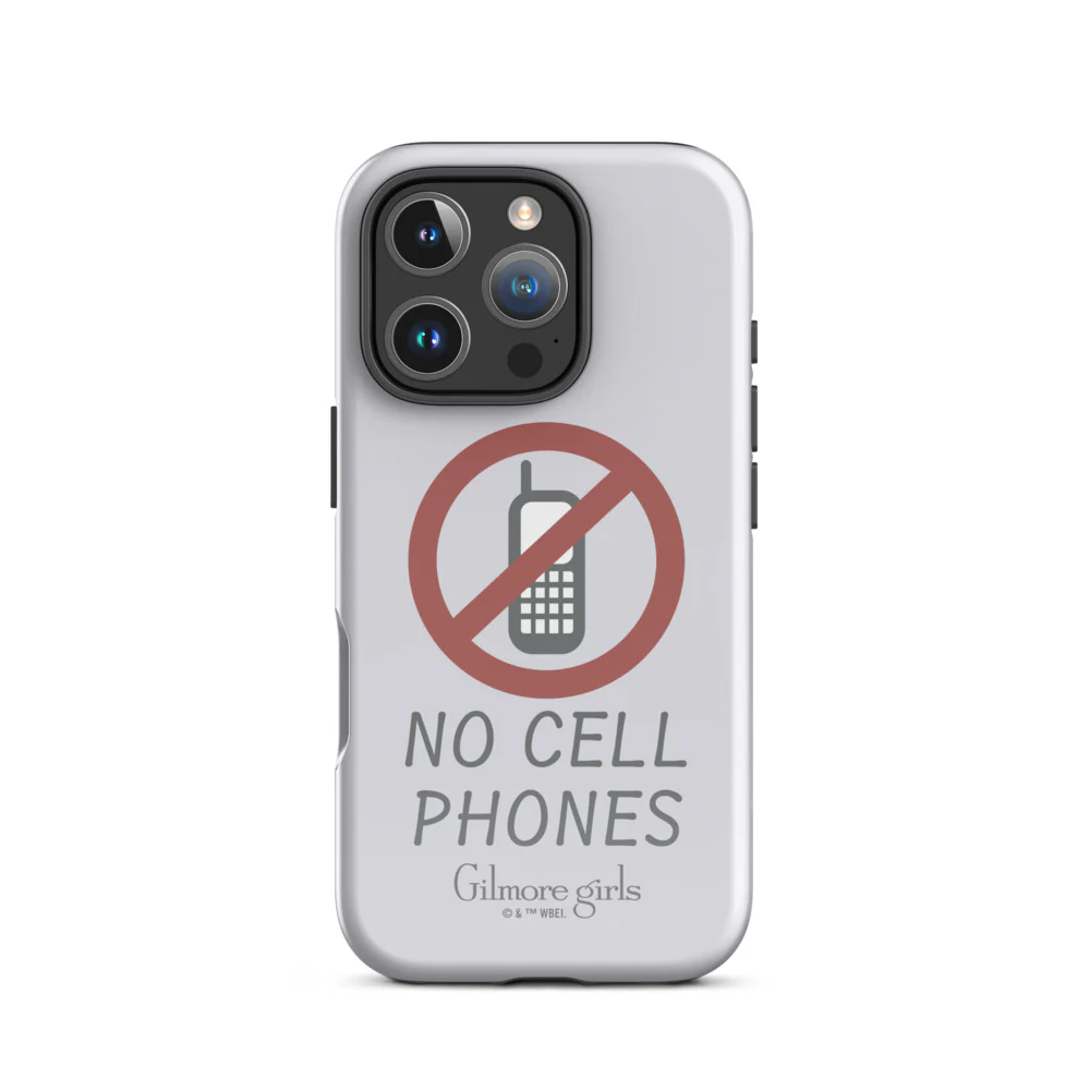 Gilmore Girls No Cell Phones iPhone Case - Image 4
