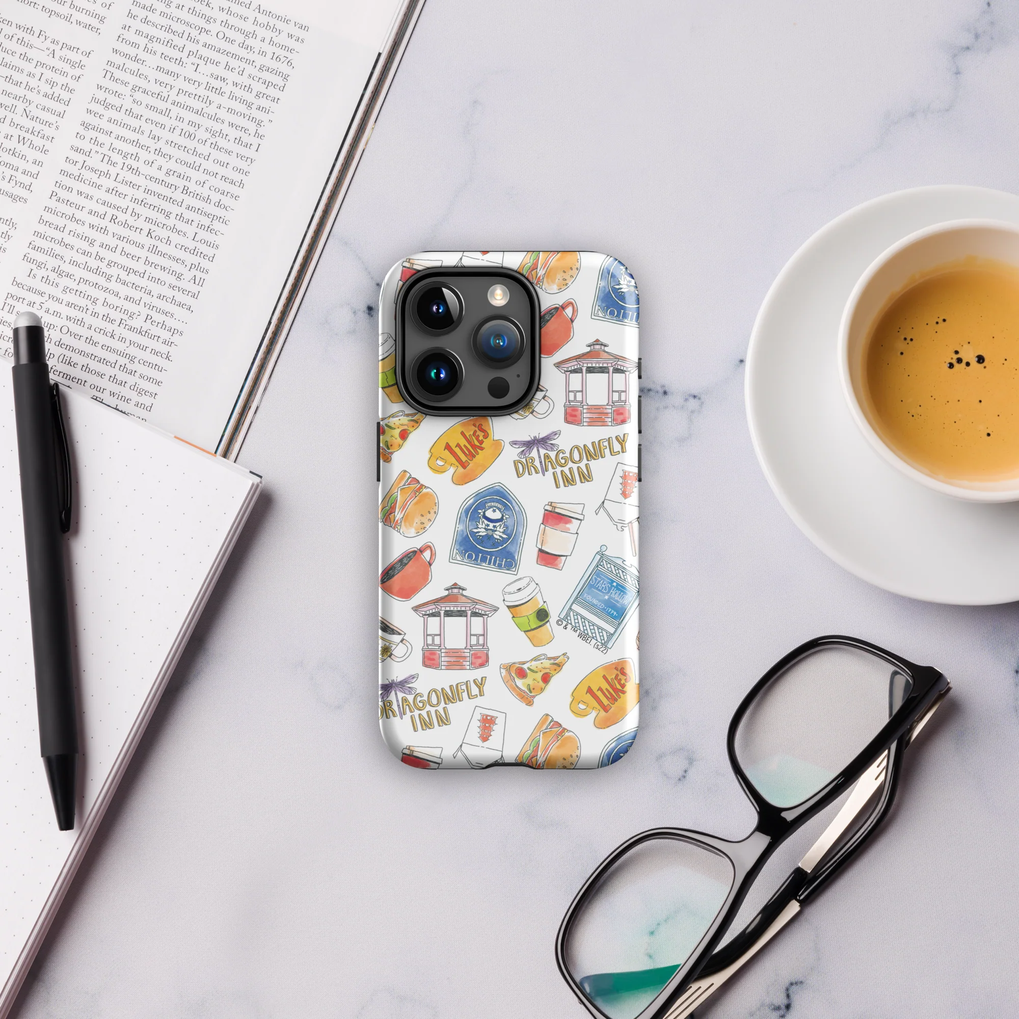 Gilmore Girls Pattern Tough Phone Case - iPhone - Image 10