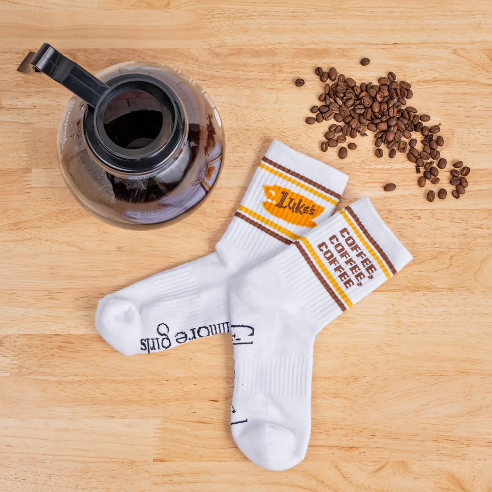 Gilmore Girls Luke's Diner Crew Socks - Image 3