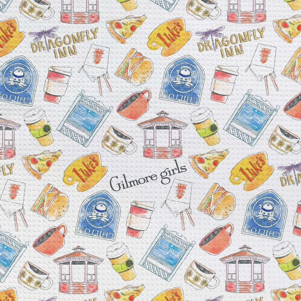 Gilmore Girls Stars Hollow Icons Kitchen Towel - Image 2