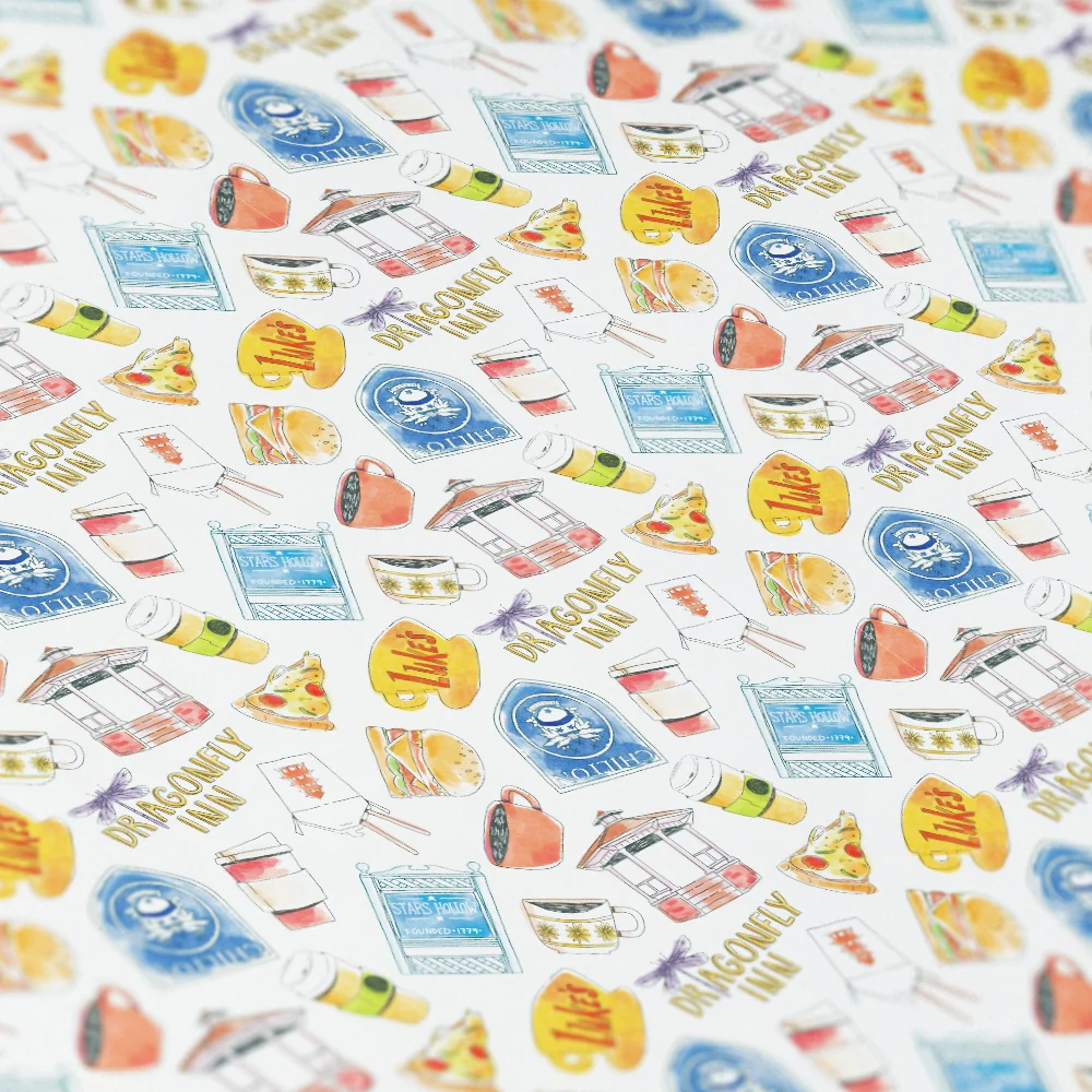 Gilmore Girls Stars Hollow Icons Wrapping Paper - Image 2