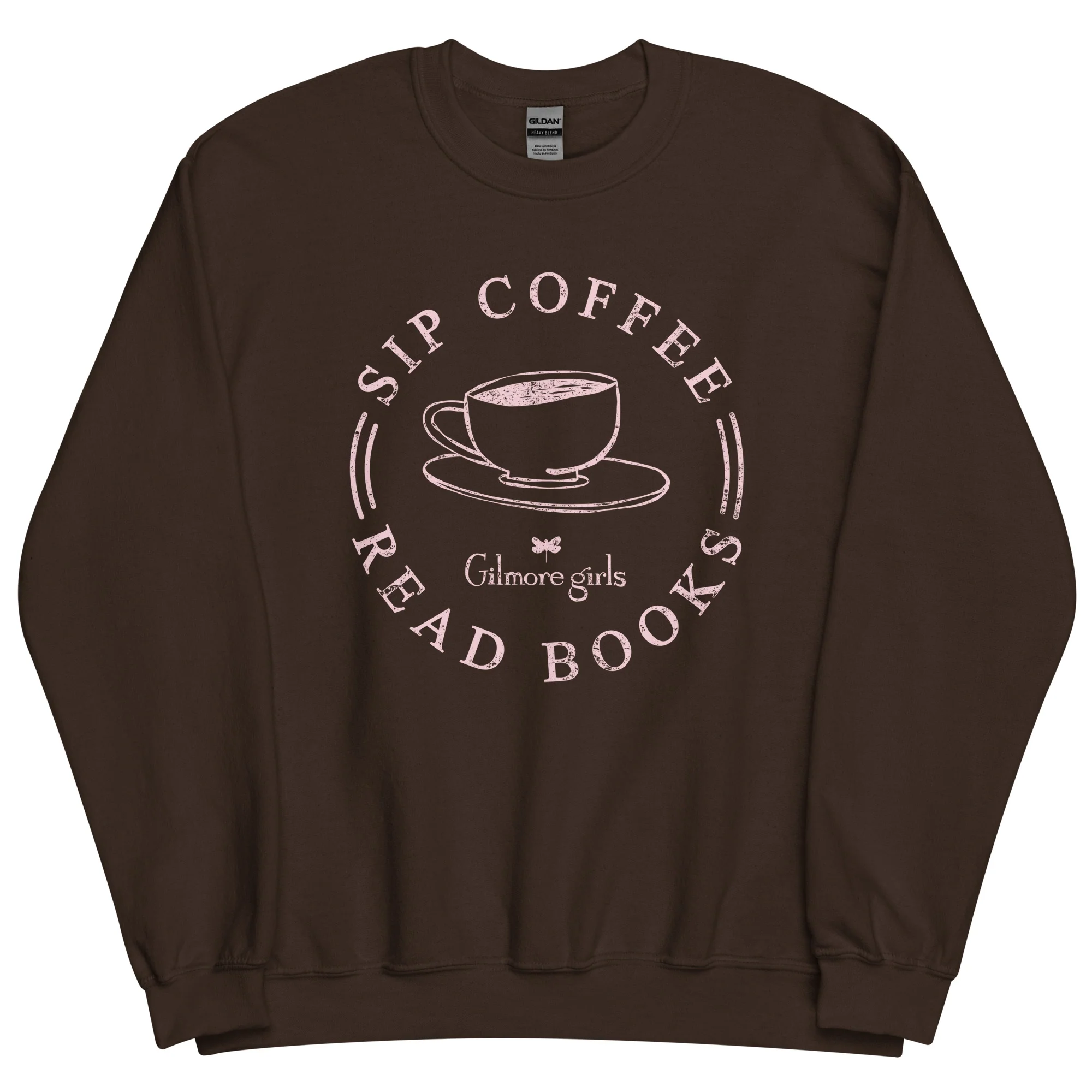 Gilmore Girls Sweatshirt Sip Coffee Read Books - Image 2