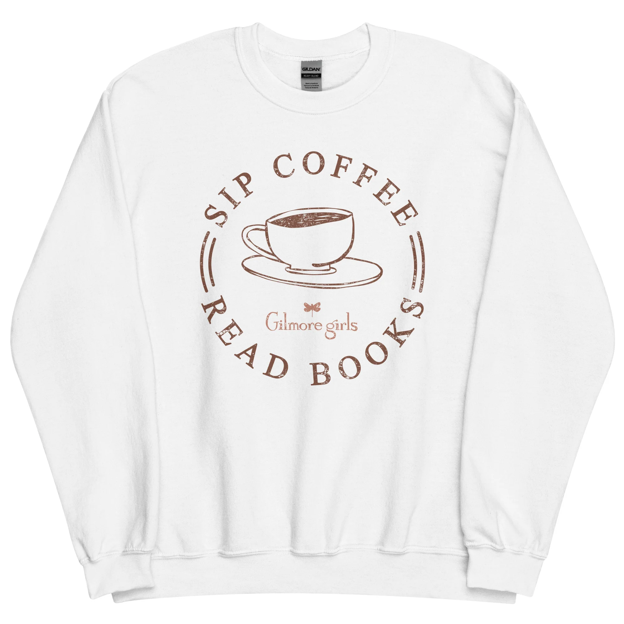 Gilmore Girls Sweatshirt Sip Coffee Read Books - Image 3