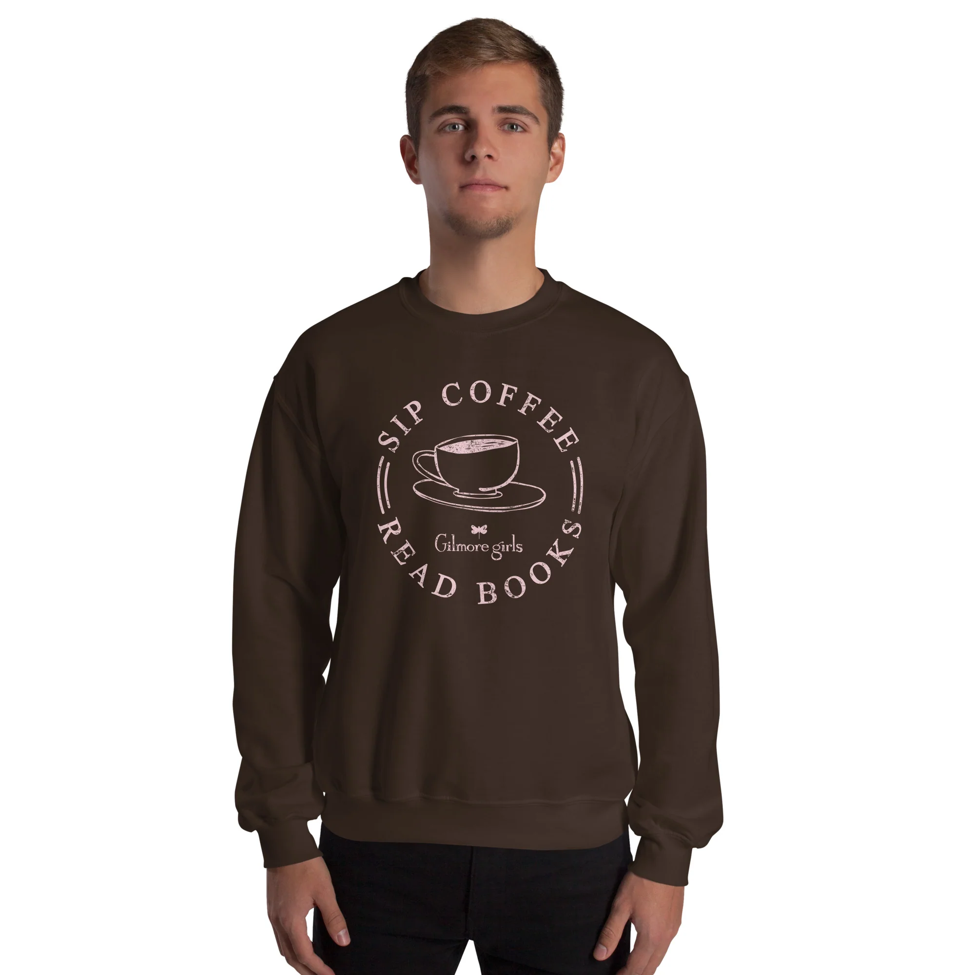 Gilmore Girls Sweatshirt Sip Coffee Read Books - Image 5