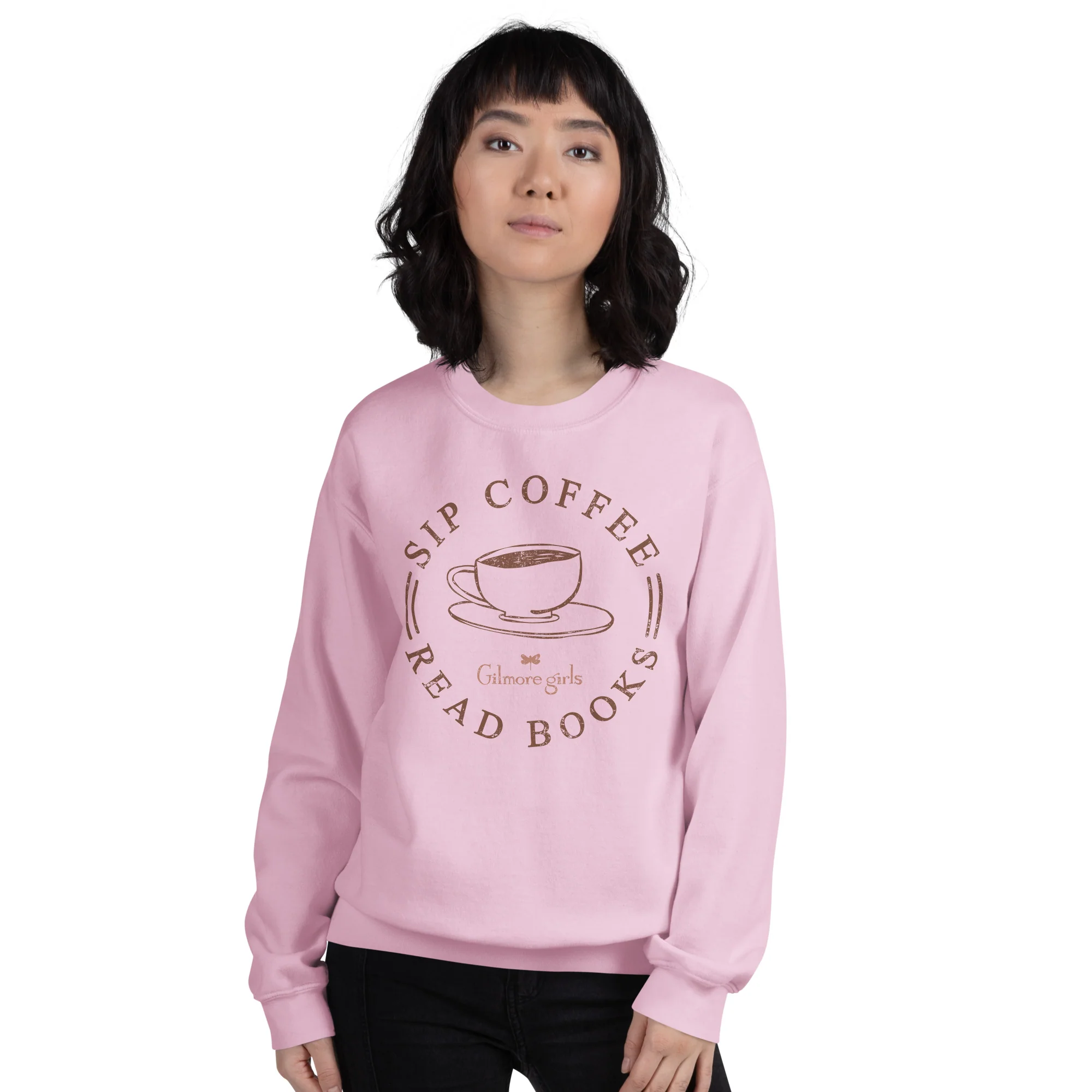 Gilmore Girls Sweatshirt Sip Coffee Read Books - Image 8
